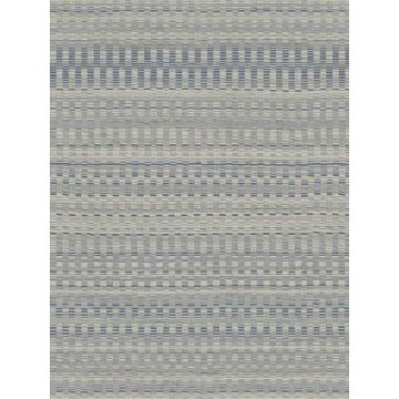 Tapestry Stitch Navy Wallpaper
