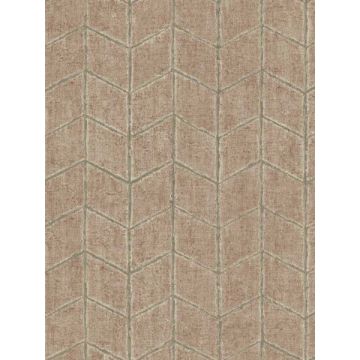 Flatiron Geometric Brick Wallpaper