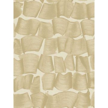 Brushed Ink Gold Wallpaper