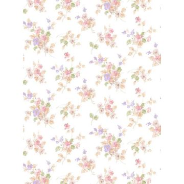Blossom Mini Pink Purple Green Wallpaper