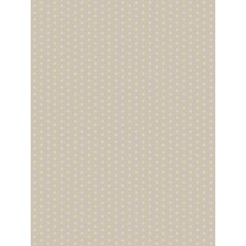 Swiss Dot Negative Beige Wallpaper