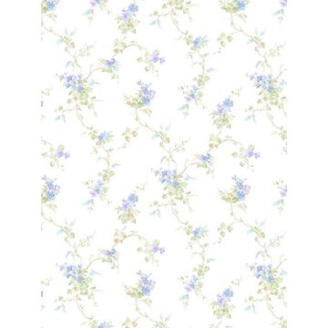 Ivy Trial Blue Purple Green Wallpaper