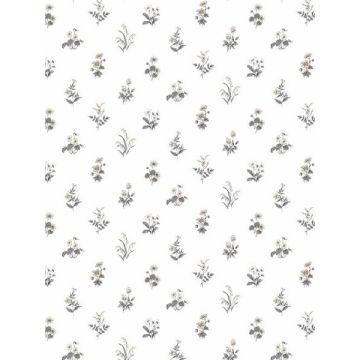 Mini Garden Spot Beige Grey Wallpaper