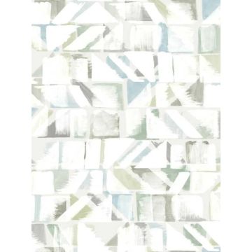 Refraction Peel and Stick Blue Wallpaper