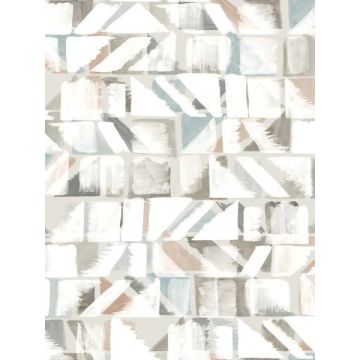 Refraction Peel and Stick Brown and Beige Wallpaper