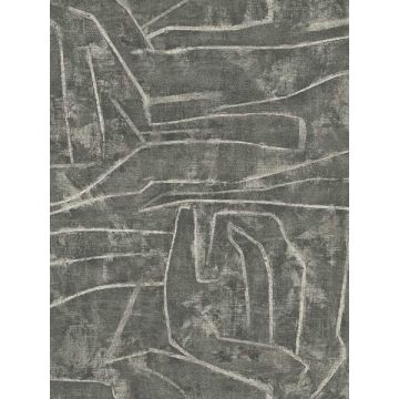 Urban Chalk Peel and Stick Grey Wallpaper