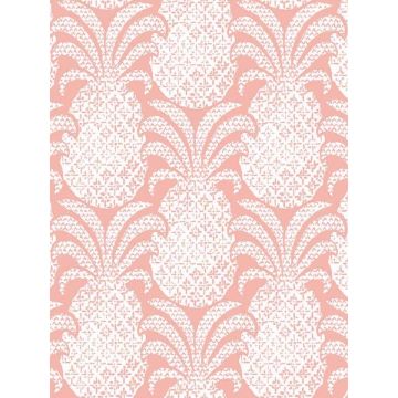 Colony Club Peel and Stick Shell Pink Wallpaper