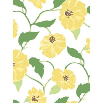 Jungle Garden Peel and Stick Lemon Grove Wallpaper