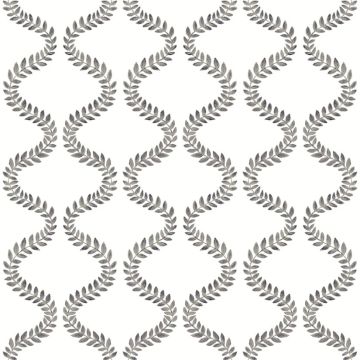 Florentine Vine Trellis Peel and Stick Soft Black Wallpaper