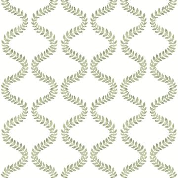 Florentine Vine Trellis Peel and Stick Green Wallpaper