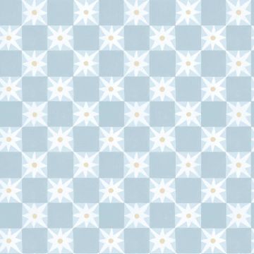 Stardust Checkerboard Peel and Stick Blue Wallpaper
