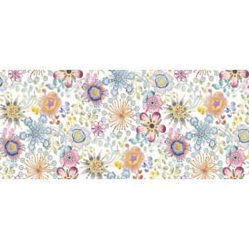 Magic Garden Peel and Stick Multicolor Wallpaper