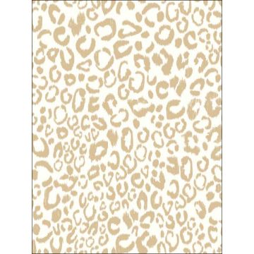 Leopard Peel and Stick Gold Wallpaper