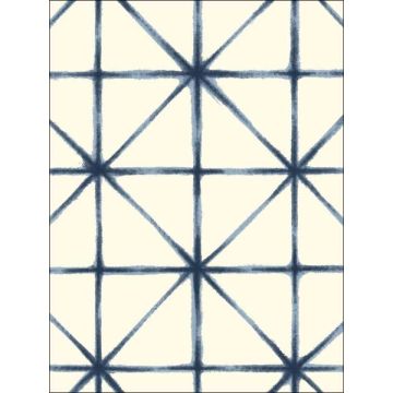 Modern Abstract Peel and Stick Blue Wallpaper