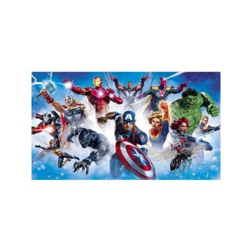 Avenger Gallery Art Peel and Stick 7 Panel Multicolor Mural