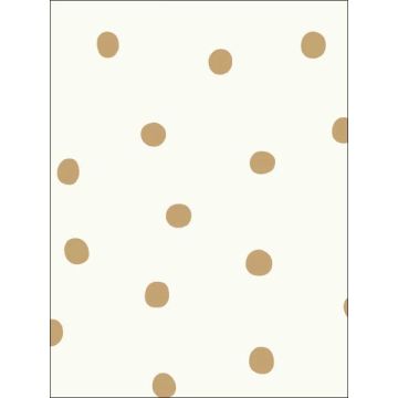 Dots Peel and Stick Gold Wallpaper
