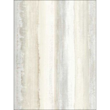 Watercolor Stripe Peel and Stick Tan Wallpaper