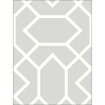 Modern Geometric Peel and Stick Lt Grey Wallpaper