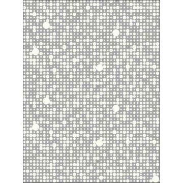 Polka Dot Peel and Stick Grey Wallpaper