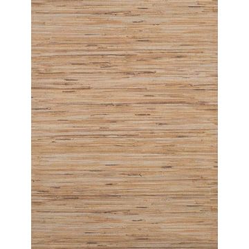 Grasscloth Texture Brown Wallpaper
