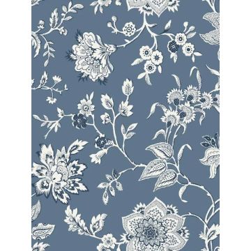 Sutton Blue Wallpaper