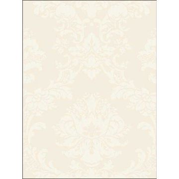 Damask Beige Wallpaper