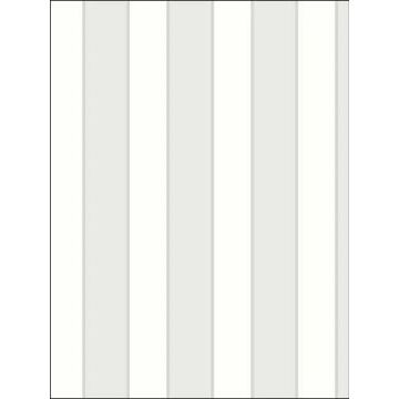 Formal Stripe White and Grey Wallpaper