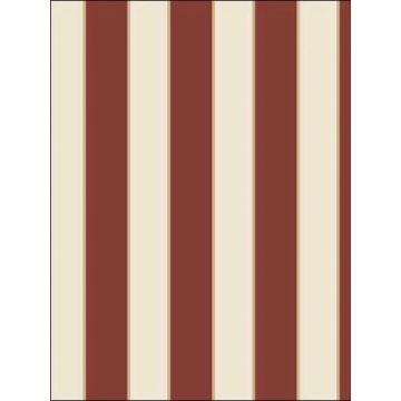 Formal Stripe Red Beige and Gold Wallpaper