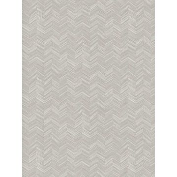 Raised Chevron Light Grey Wallpaper