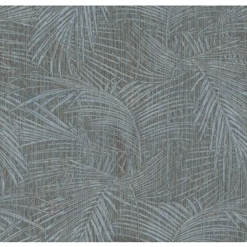 Della Palm Blue Multi Wallpaper