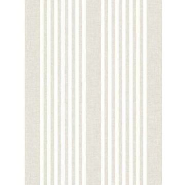 French Linen Stripe Soft Linen Wallpaper