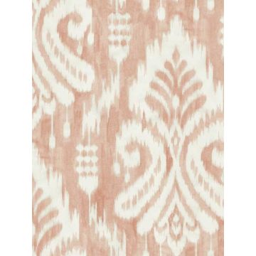 Hawthorne Ikat Coral Wallpaper