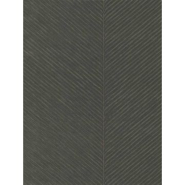 Palm Chevron Green Gold Wallpaper