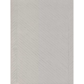 Palm Chevron Grey and Silver Wallpaper