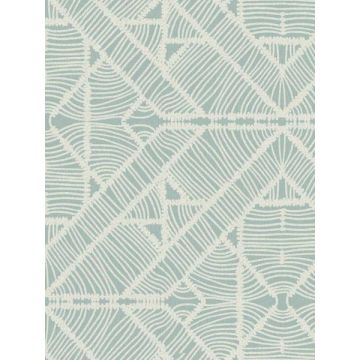 Diamond Macrame Aqua Wallpaper