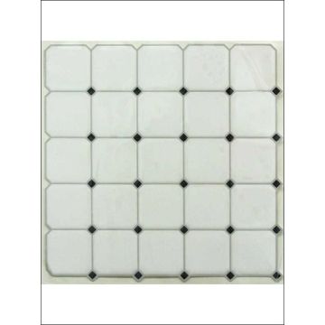 Diamond StickTiles Black and White Wallpaper