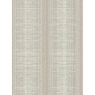 Silk Weave Stripe Light Brown Wallpaper