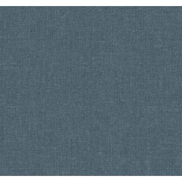 Heathered Linen Indigo Wallpaper