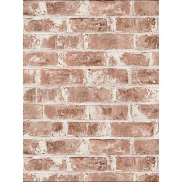 Jomax Red Warehouse Brick Red Wallpaper