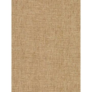 Interlocking Weave Sisal Grasscloth Brown Wallpaper