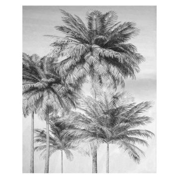 Coco 4 Panel Grey Mural