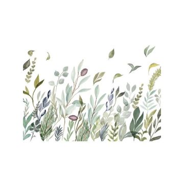 Breeze 7 Panel Green Mural