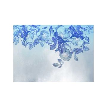 Blue Aura Blue Mural