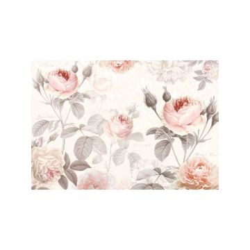 La Maison 4 Panel Pink Mural
