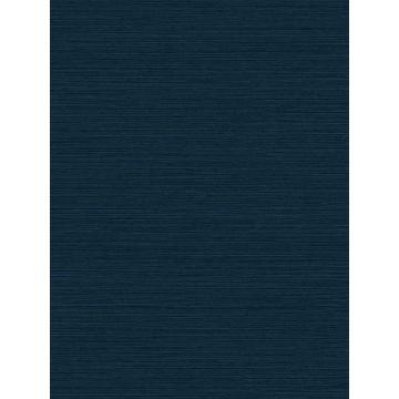 Shining Sisal Dark Blue Metallic Wallpaper