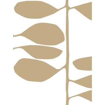 Sculpted Vines Gold Wallpaper