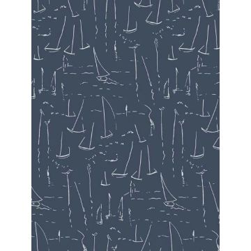 Vermillion Coast Ultramarine Wallpaper
