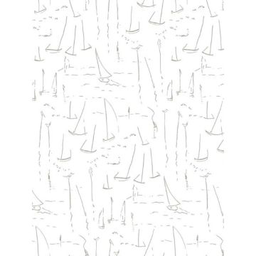 Vermillion Coast Silver Wallpaper