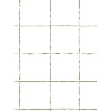La Vitre Plaid Leaf Wallpaper
