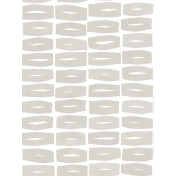 Modernist Motif Lichen Grey Wallpaper